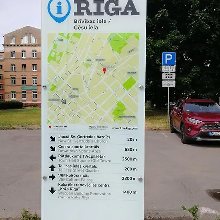 Apartman Cozy, Spacious Gertruda Self Chek In 20 Min To Old With Car 5 Min Riga
